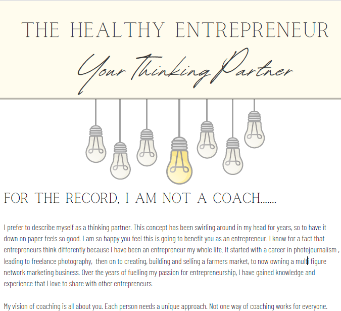 The Healthy Entrepreneur